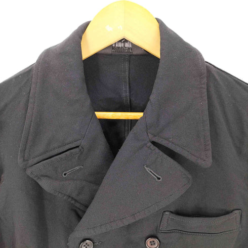 コムデギャルソンオムプリュス COMME des GARCONS HOMME PLUS 04AW ロストイングリッシュマン Lost Englishman期 ポリ縮絨 ピーコート ARCHIVE メンズ JPN:S