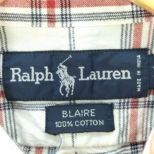 ラルフローレン RALPH LAUREN BLAIRE ポニー刺繍ボタンダウン半袖シャツ メンズ JPN:M