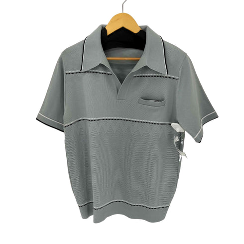 DA VINCI 70S オープンカラーニットポロ メンズ import:M