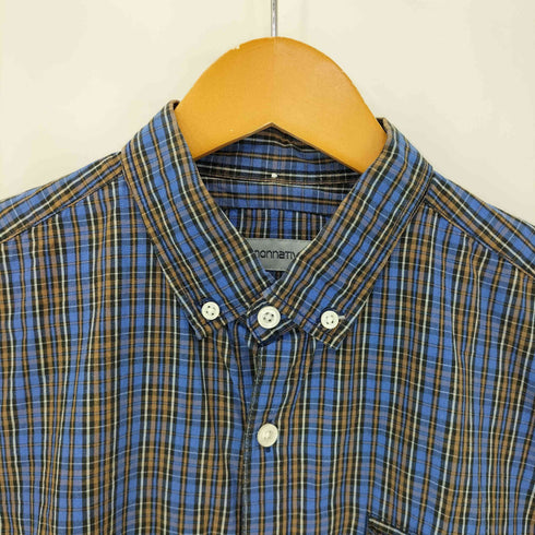 ノンネイティブ nonnative BROAD CHECK BD S/S SHIRTS- コットンチェックBD S/Sシャツ メンズ JPN:1