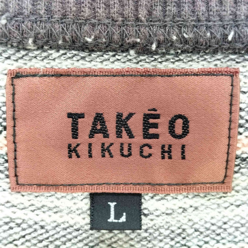 タケオキクチ TAKEO KIKUCHI ボーダー長袖カットソー メンズ JPN:L