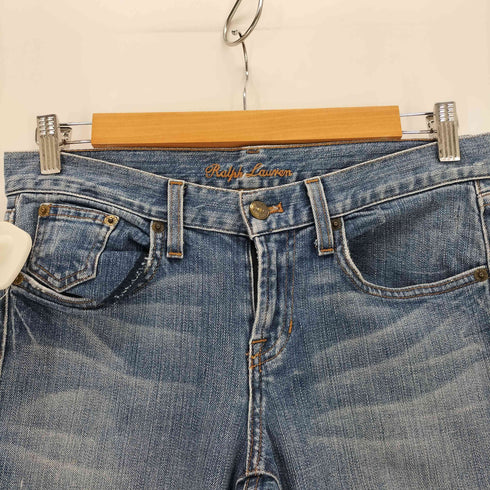 ラルフローレンブラックレーベル RALPH LAUREN BLACK LABEL ジップアップ ブーツカットデニムパンツ レディース 26