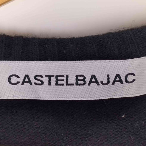 カステルバジャック CASTELBAJAC キャラクターワッペン ニットジップベスト メンズ