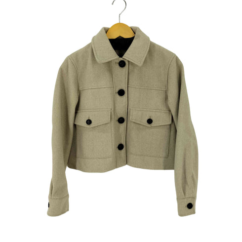 ザラ ZARA クロップドウールジャケット レディース import:XS