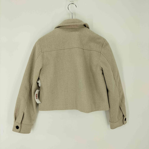 ザラ ZARA クロップドウールジャケット レディース import:XS