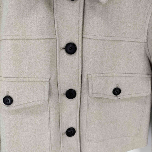ザラ ZARA クロップドウールジャケット レディース import:XS