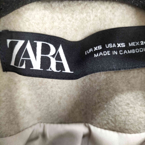 ザラ ZARA クロップドウールジャケット レディース import:XS