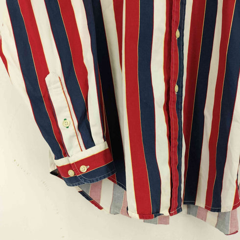 トミーヒルフィガー TOMMY HILFIGER 90s バーバーストライプ ボタンダウンシャツ メンズ JPN:L