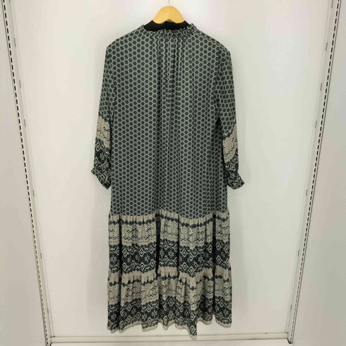 ビーミングバイビームス B:MING by BEAMS 21AW イカットプリント 切替 ワンピース レディース JPN:M