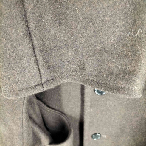 バージズブルック BASISBROEK スタンドカラーウールコート メンズ 2