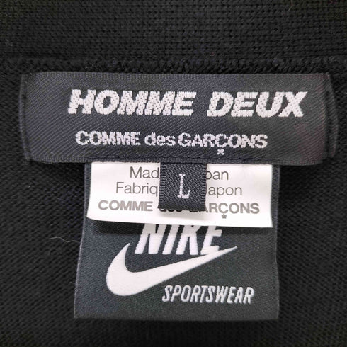 コムデギャルソンオムドゥ COMME des GARCONS HOMME DEUX AD2013 スウォシュラインウールカーディガン メンズ JPN:L