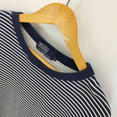 ポロバイラルフローレン Polo by RALPH LAUREN ボーダークルーネックスウェット メンズ import:L