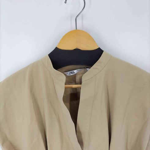 ザラ ZARA PLEATED MINI DRESS スキッパープリーツミニドレス レディース JPN:L
