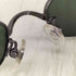 レイバン Ray-Ban RB3151 オーバルサングラス メンズ 49口19