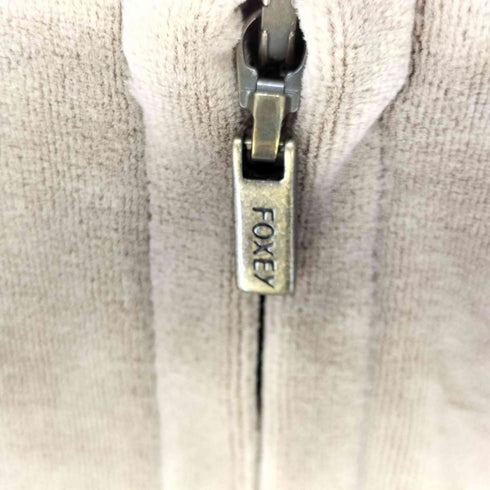 フォクシーニューヨーク FOXEY NEW YORK パフスリーブS/Sベロアパーカー レディース JPN:42