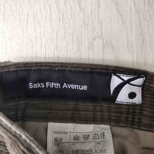 サックスフィフスアベニュー SAKS FIFTH AVENUE コーデュロイパンツ メンズ 32