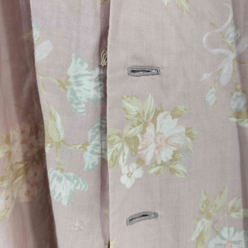 ローラアシュレイ LAURA ASHLEY フラワープリントノースリーブワンピース レディース 9