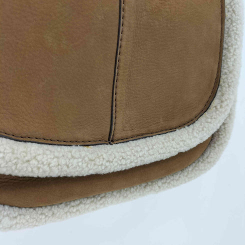 ジャンニキャリーニ GIANNI CHIARINI MADE IN ITALY HELENA ボアショルダーバッグ レディース