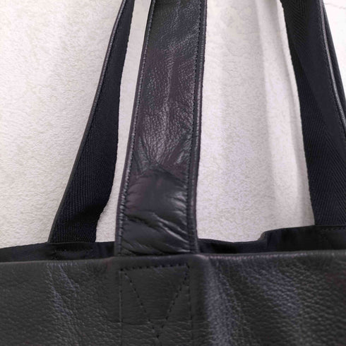 ヨウジヤマモト Yohji Yamamoto シグネチャーロゴカウレザートートバッグ メンズ ONE SIZE