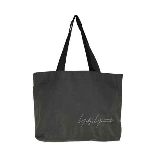 ヨウジヤマモト Yohji Yamamoto シグネチャーロゴカウレザートートバッグ メンズ ONE SIZE