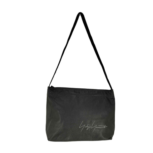 ヨウジヤマモト Yohji Yamamoto シグネチャーロゴカウレザーショルダーバッグ メンズ ONE SIZE