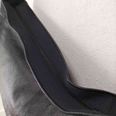ヨウジヤマモト Yohji Yamamoto シグネチャーロゴカウレザーショルダーバッグ メンズ ONE SIZE