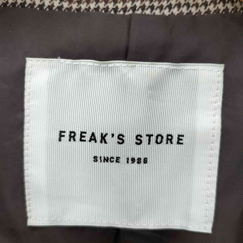 フリークスストア FREAKS STORE 千鳥格子 テーラードベスト レディース JPN:S