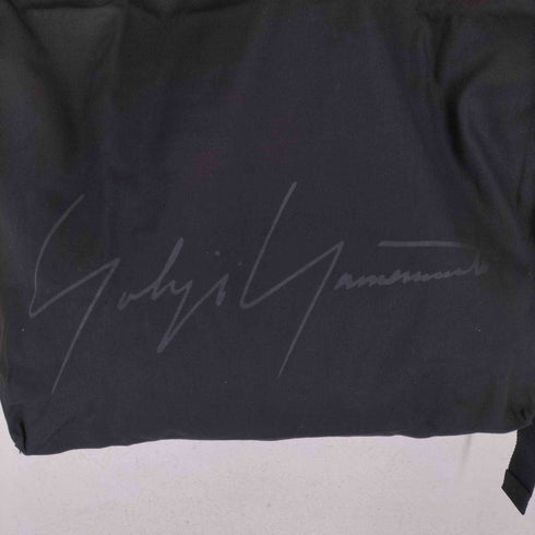 ヨウジヤマモト Yohji Yamamoto シグネチャーロゴキャンバスメッセンジャーバッグ メンズ ONE SIZE