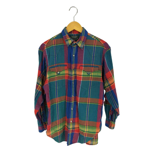 ポロカントリーラルフローレン POLO COUNTRY RALPH LAUREN マルチカラー チェック ウエスタンシャツ メンズ import:M