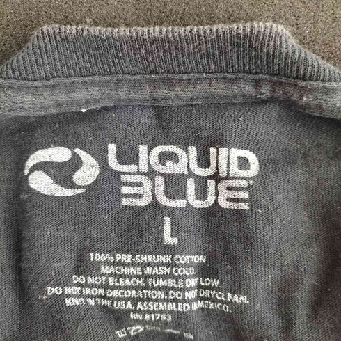 リキッドブルー LIQUID BLUE 00s グラフィックプリントTシャツ メンズ import:L
