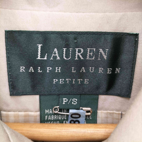 ローレンラルフローレン LAUREN RALPH LAUREN 裏地チェック ステンカラーコート レディース JPN:S