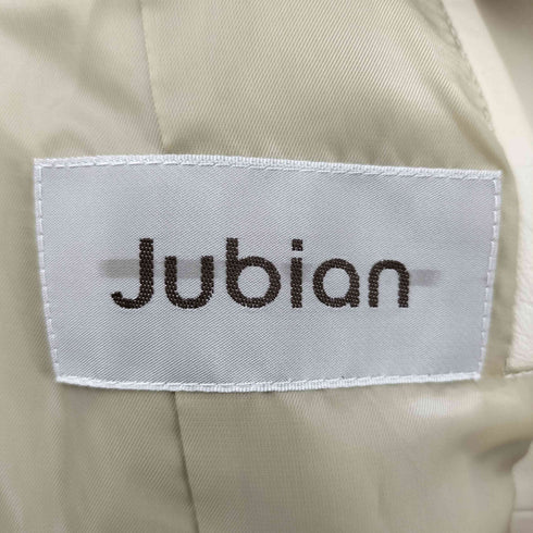 JUBIAN 比翼ラムレザージャケット レディース 6