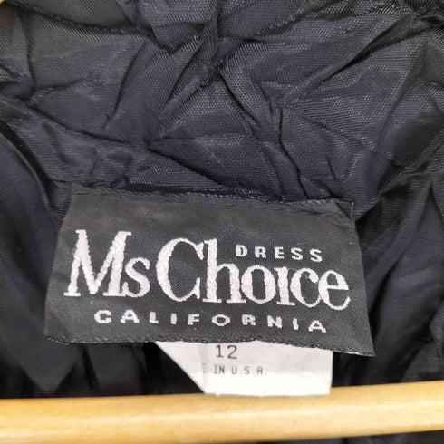 MADE IN USA 総柄ノーカラージャケット レディース 12