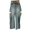 マウジー moussy THIGH SLIT LOOSE STRAIGHT レディース 24