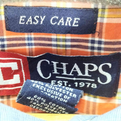 チャップス CHAPS BDチェックシャツ メンズ JPN:L