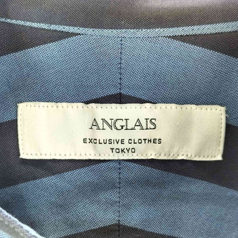 ANGLAIS スタンドカラーシャツ メンズ import:L