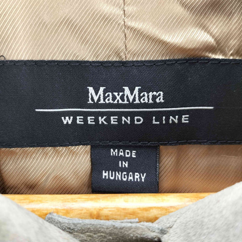 マックスマーラウィークエンド MAX MARA WEEKEND GENUINE LEATHER ヌバック3Bレザージャケット レディース JPN:40