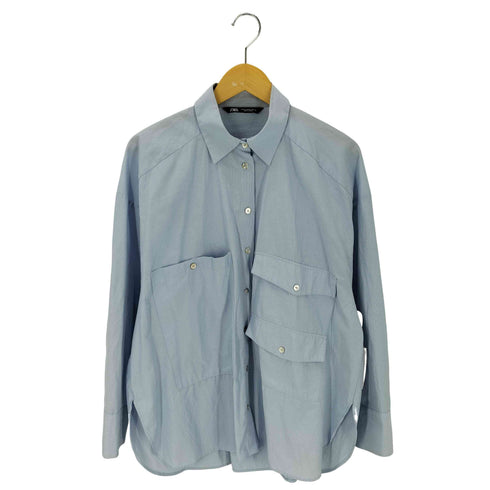ザラ ZARA L/S マルチポケットシャツ レディース JPN:M