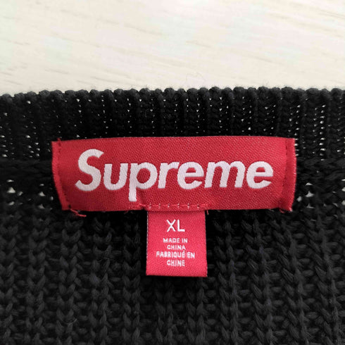 シュプリーム Supreme Small Box Ribbed Sweater スモールボックスロゴ リブニット メンズ import:XL