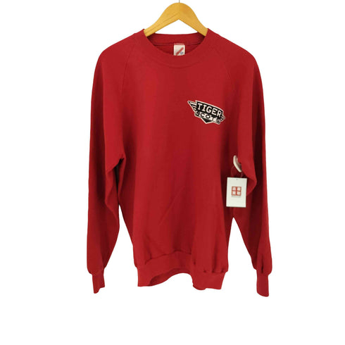 ジャージーズ JERZEES 90S MADE IN USA TIGER SCOTS 両面プリントラグランスウェット メンズ import:XXL