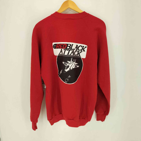 ジャージーズ JERZEES 90S MADE IN USA TIGER SCOTS 両面プリントラグランスウェット メンズ import:XXL