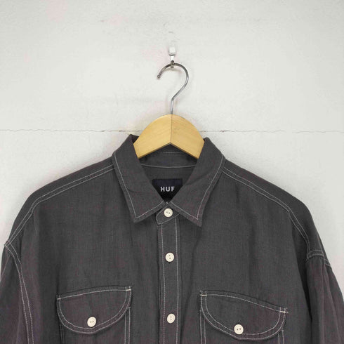 ハフ HUF 24ss HEMP CHAMBRAY LS SHIRT メンズ JPN:S