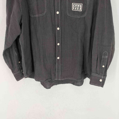 ハフ HUF 24ss HEMP CHAMBRAY LS SHIRT メンズ JPN:S