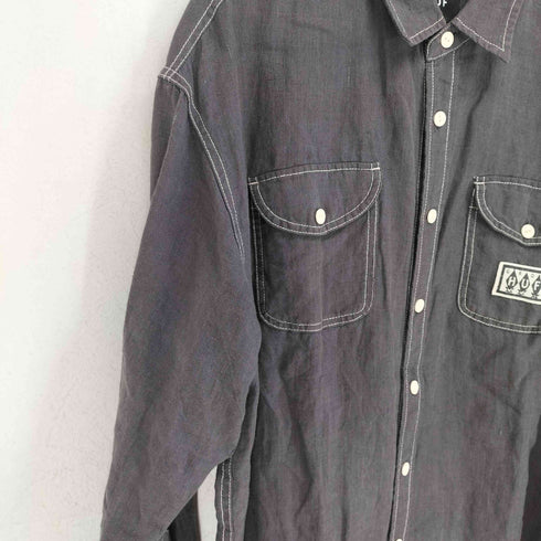 ハフ HUF 24ss HEMP CHAMBRAY LS SHIRT メンズ JPN:S