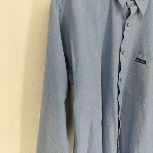 カルバンクライン CALVIN KLEIN MADE IN USA シャンブレーシャツ メンズ JPN:M