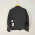 リドム LIDnM ラムレザーシングルライダースジャケット メンズ JPN:M