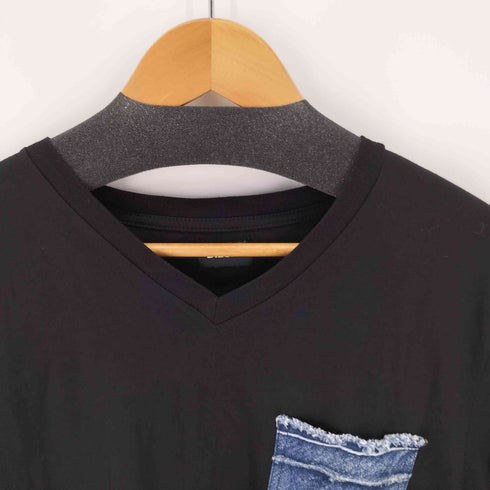 ディーゼル DIESEL デニムポケットVネックTシャツ メンズ JPN:L