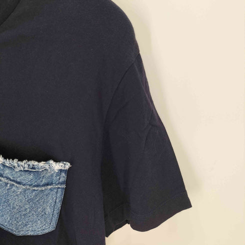 ディーゼル DIESEL デニムポケットVネックTシャツ メンズ import:M