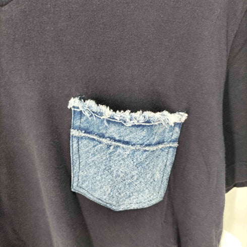 ディーゼル DIESEL デニムポケットVネックTシャツ メンズ import:M