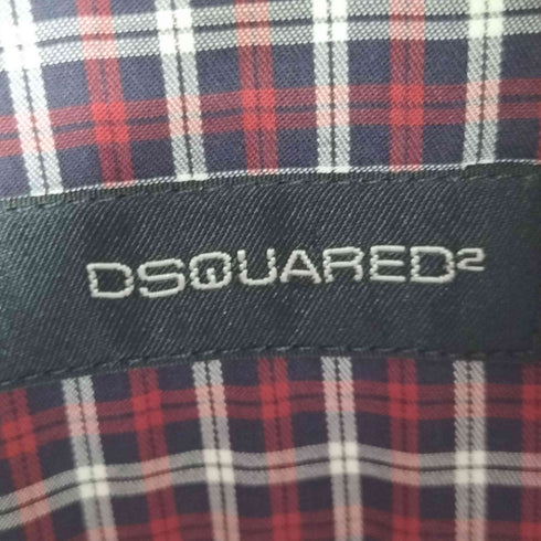 ディースクエアード DSQUARED2 スタッズ L/Sチェックシャツ メンズ JPN:46